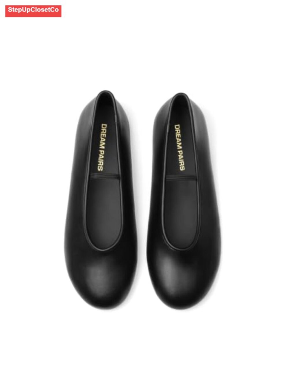 Women's Sock-Like Soft Stretch Mary Jane Flats with 2-Way Strap, Cushioned -